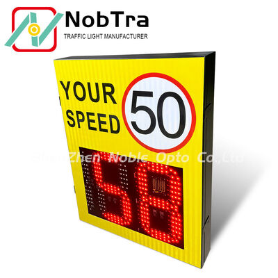 40°C To 60°C Heavy Gauge 3 Digit Speed Limit Signs Traffic Sign Suitable for Permanent and Temporary Installations